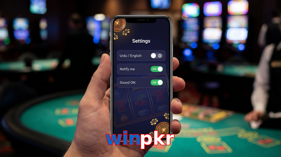 Game list for Winpkr app section