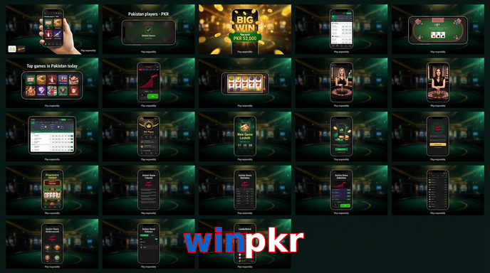 Main screen of Winpkr bet page for PK players