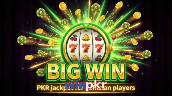 Big win animation on Winpkr slot game