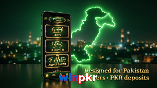 Main screen of Winpkr pk page for PK players